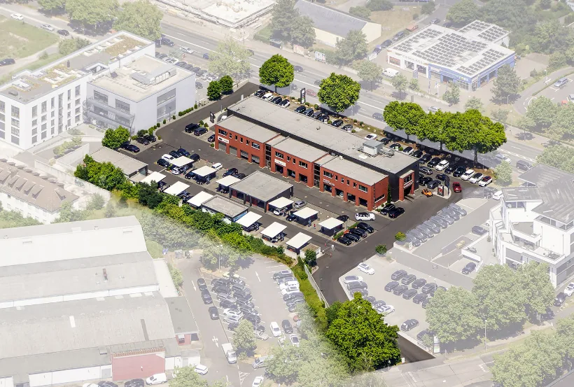 Luftbild des NSI Geländes