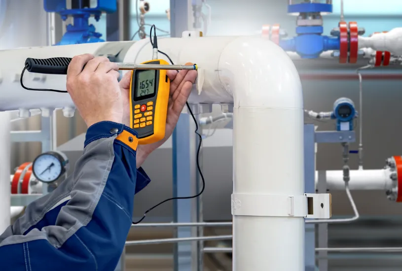 Szene mit Messgerät